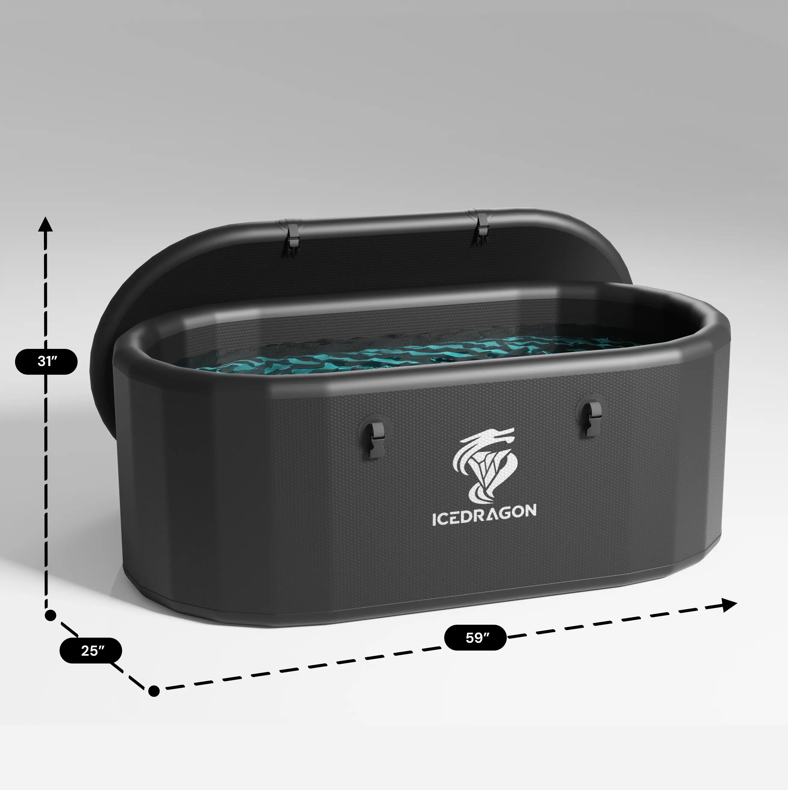 Icedragon Cold Plunge Tub Pro with 1 HP Smart Water Chiller