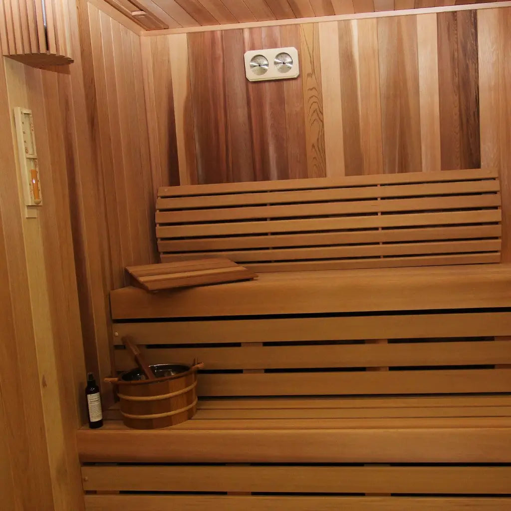 Finnish Sauna Builders - Custom Indoor Sauna Room - 5' x 7' x 8'