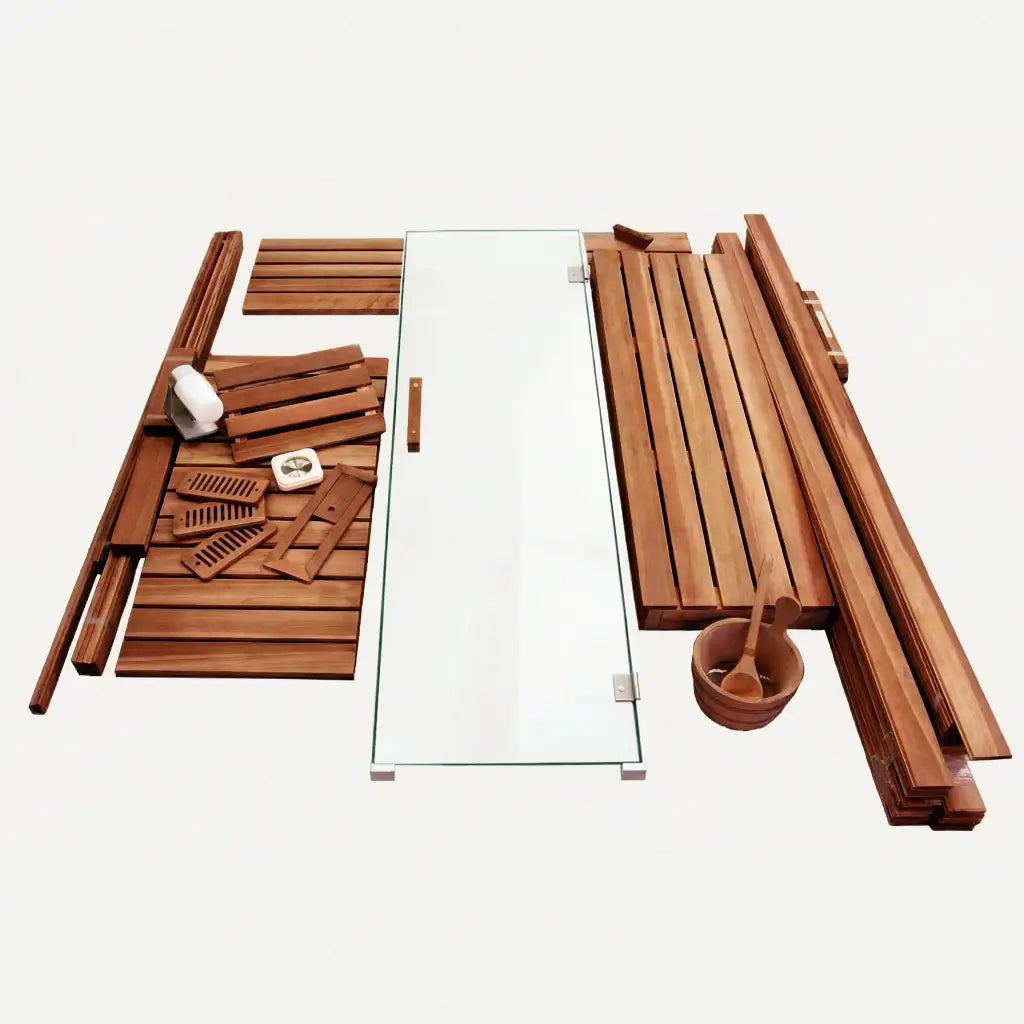 Finnish Sauna Builders - Custom Indoor Sauna Room - 5' x 7' x 8'