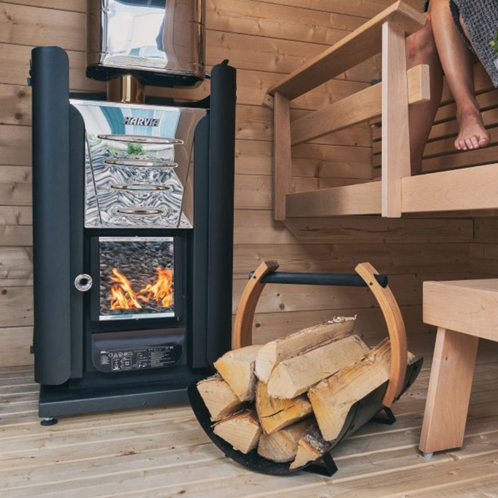 Harvia Pro 20 Premium Wood-Burning Sauna Heater Stove Package