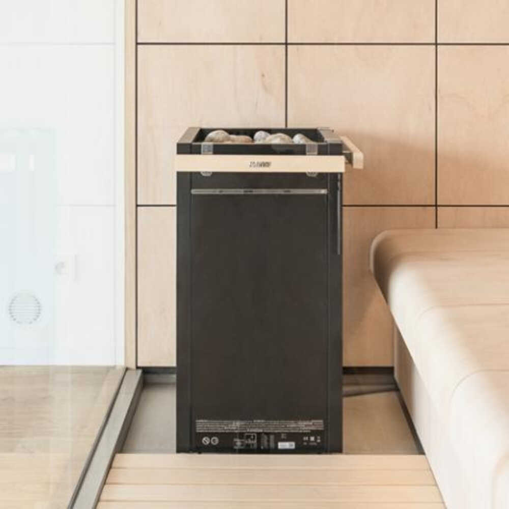 Harvia Virta HL Series Freestanding Electric Sauna Heater With Xenio Series Digital Control & Sauna Stones