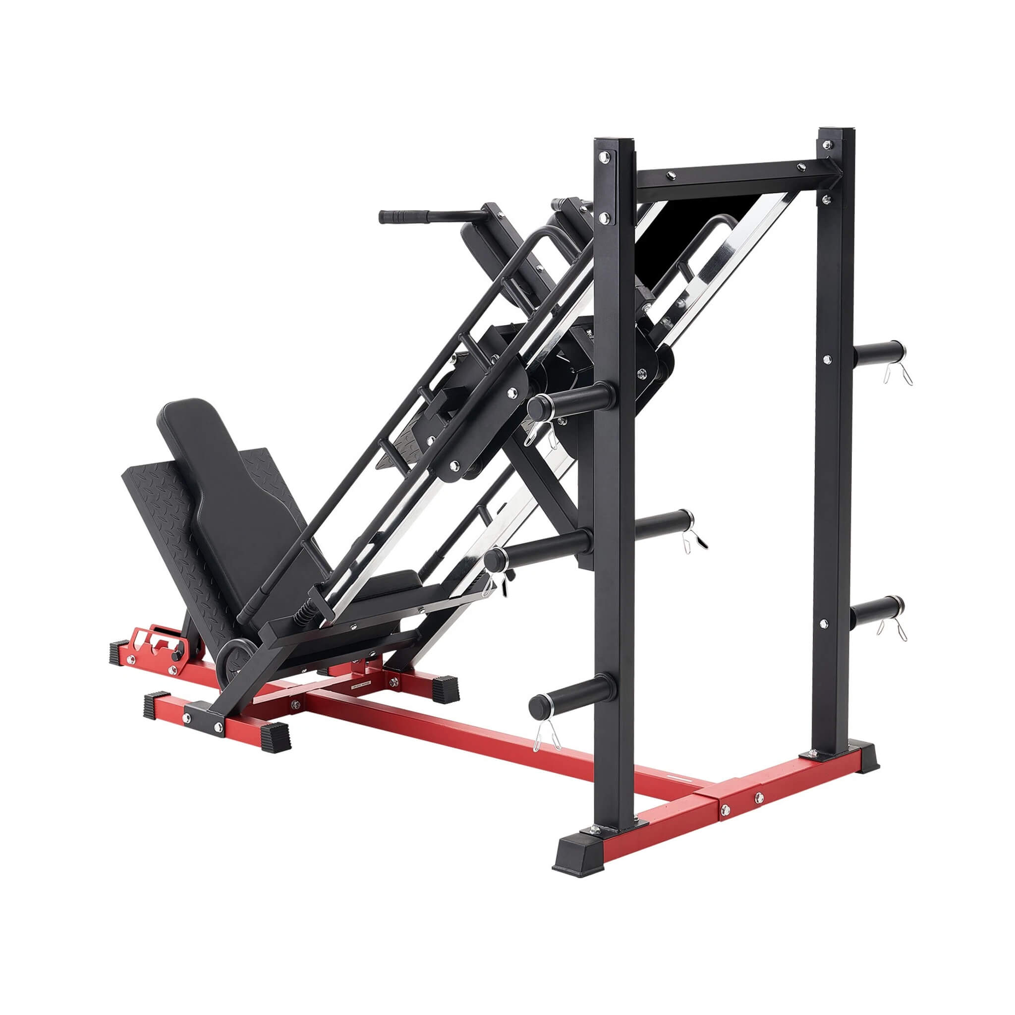 Rovix 2000LBS Adjustable Leg Press And Hack Squat Machine For Home Gym Workouts