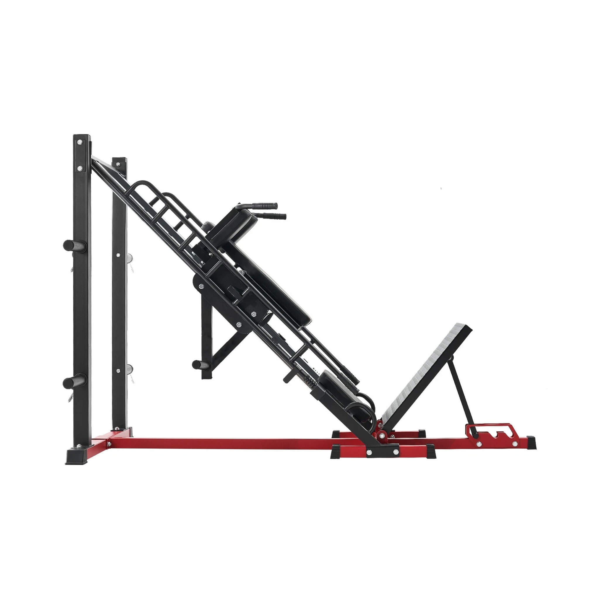 Rovix 2000LBS Adjustable Leg Press And Hack Squat Machine For Home Gym Workouts