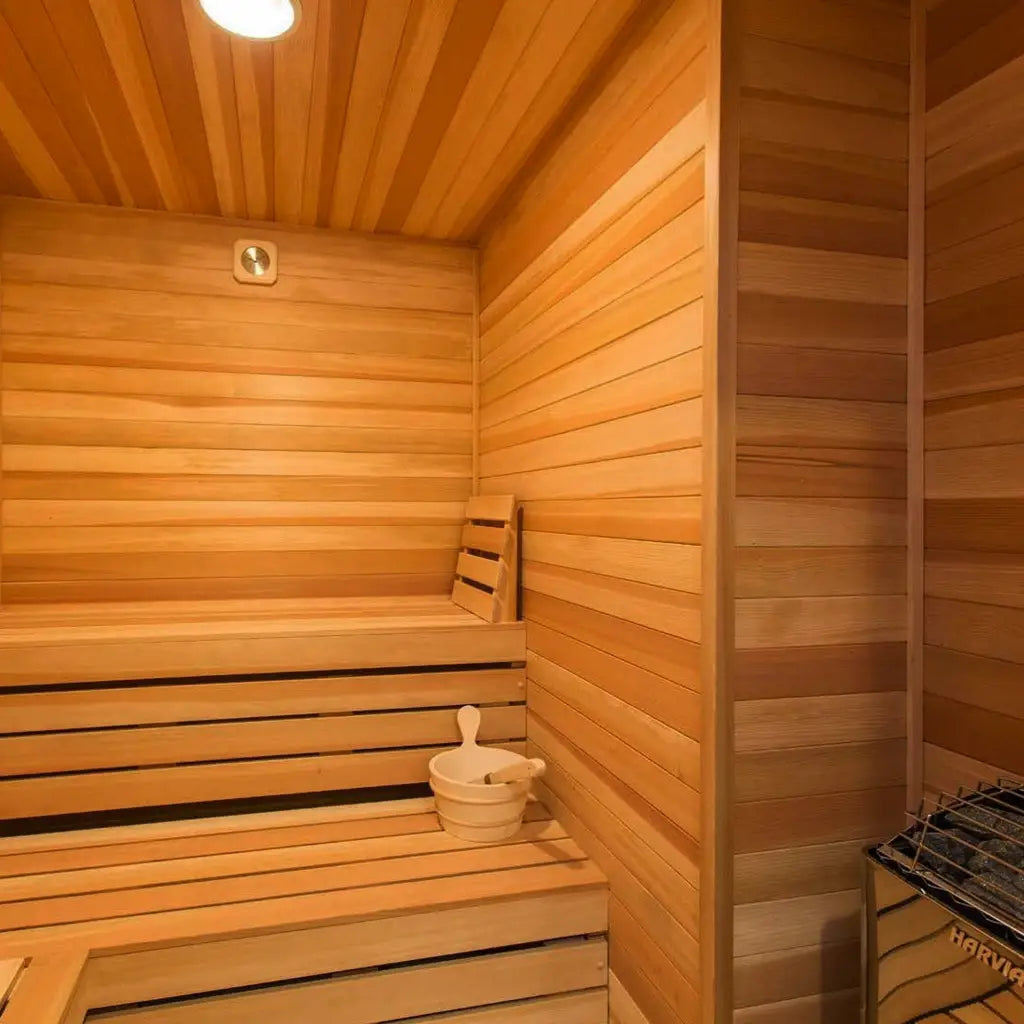 Finnish Sauna Builders - Custom Indoor Sauna Room - 5' x 7' x 8'