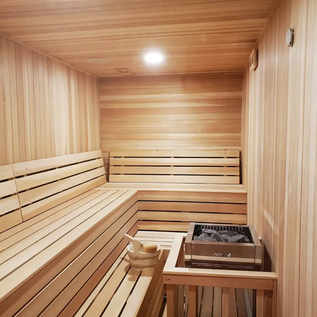 Finnish Sauna Builders - Custom Indoor Sauna Room - 5' x 7' x 8'