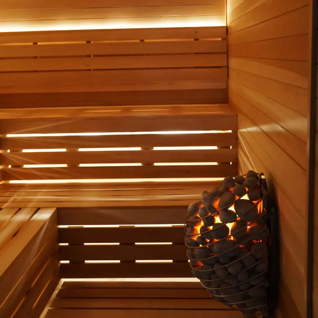 Finnish Sauna Builders - Custom Indoor Sauna Room - 5' x 7' x 8'