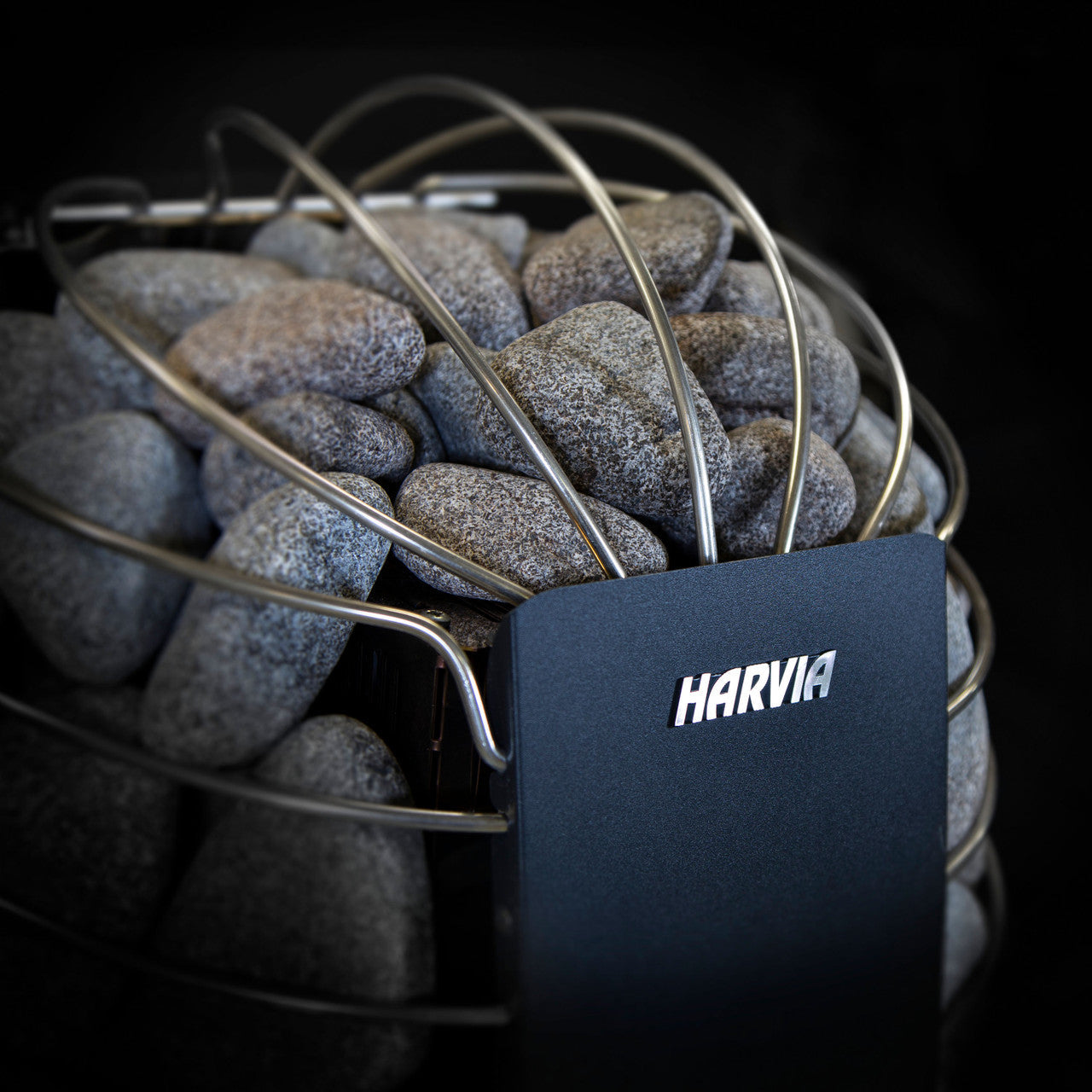 Harvia Spirit UL Certified Electric Sauna Heater With Digital Xenio Control Panel, WiFi Remote Control And Stones