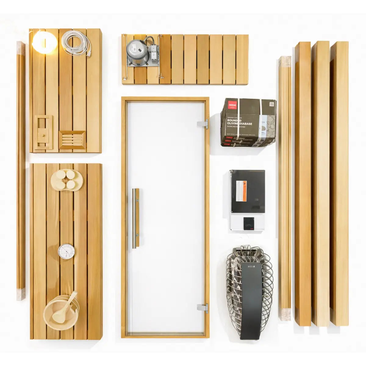 Finnish Sauna Builders - Custom Indoor Sauna Room - 5' x 7' x 8'