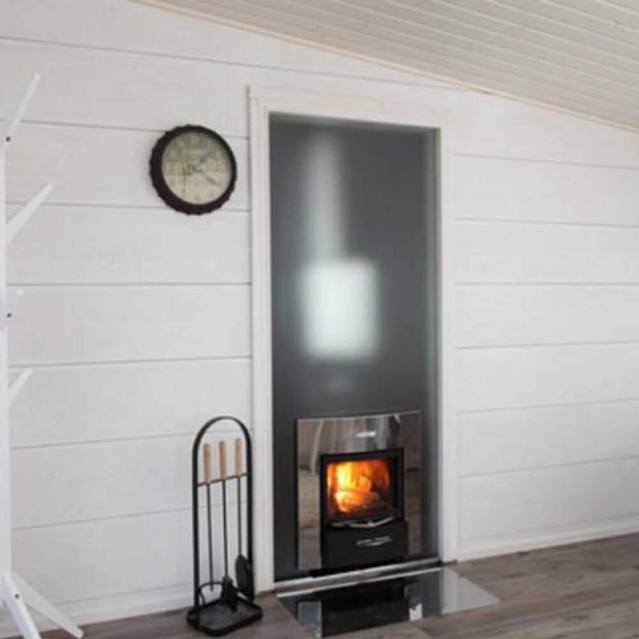 Harvia Duo Series Stainless Steel Wood Sauna Stove With Sauna Stones