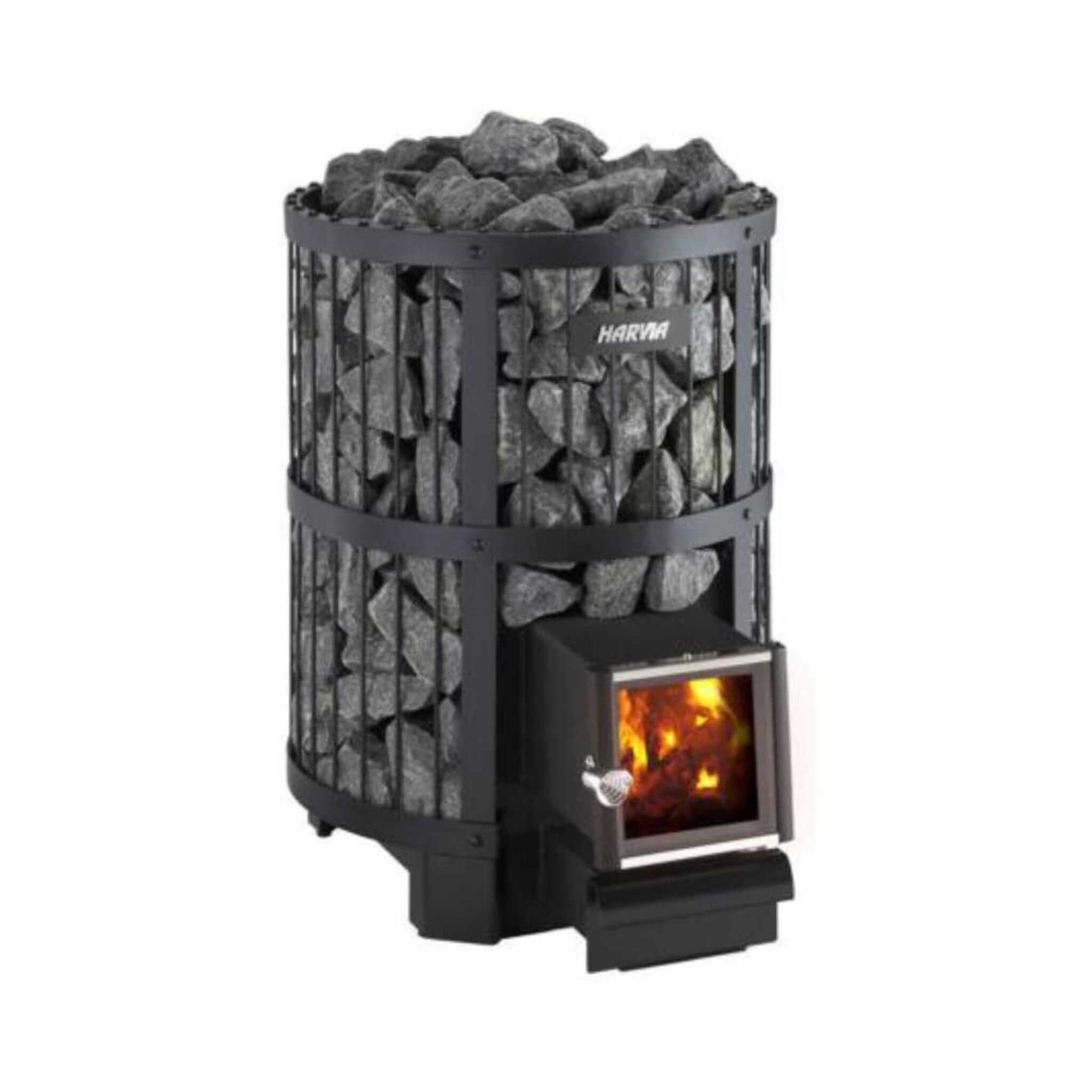 Harvia Legend SL Wood Burning Sauna Stove With Extension Feed & Sauna Stones