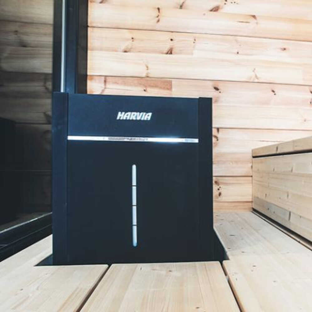 Harvia Virta Combi HL Electric Sauna Heater With Xenio Series Digital Control & Sauna Stones